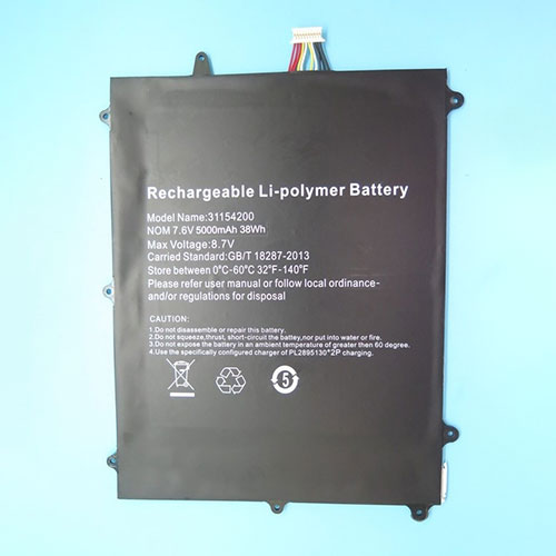 TECLAST 31154200 7.6V 5000mAh/38Wh Replacement Battery