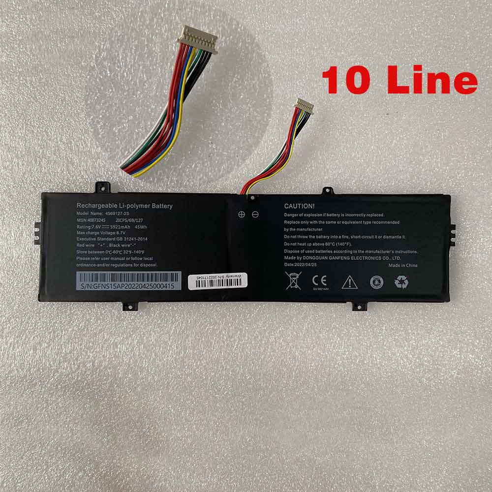 hasee U4770130PV-2S1P 7.6V 6150mAh Replacement Battery