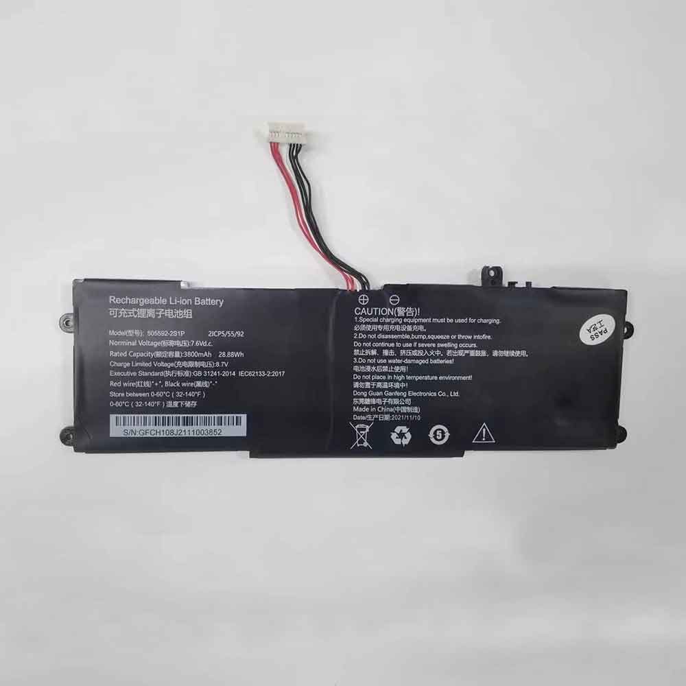 Chuwi 505592-2S1P 7.6V 3800mAh Replacement Battery