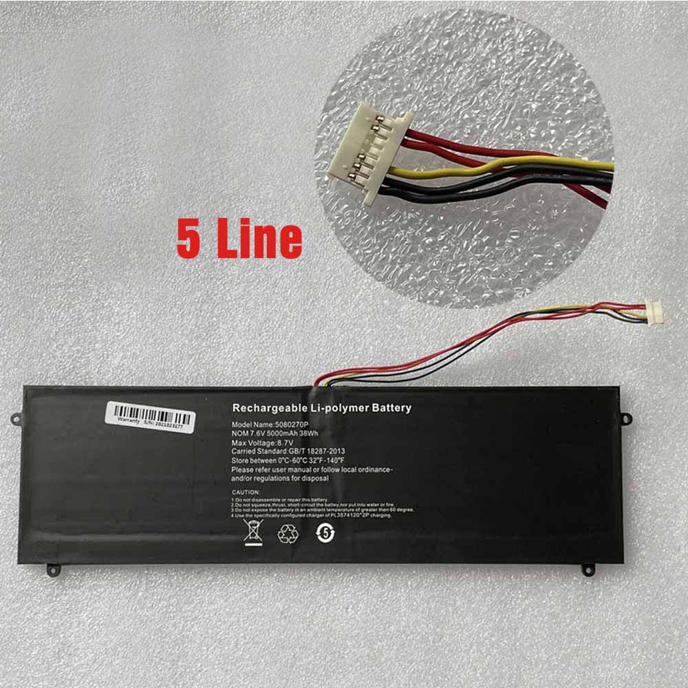 JUMPER 5080270P 7.6V 5000mAh/38Wh Replacement Battery