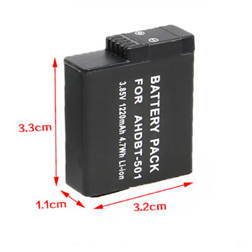 GoPro AHDBT-501 3.85V 1220mAh/4.7WH Replacement Battery