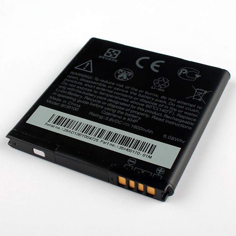 HTC BI39100 3.8V 1600mAh/6.08WH Replacement Battery
