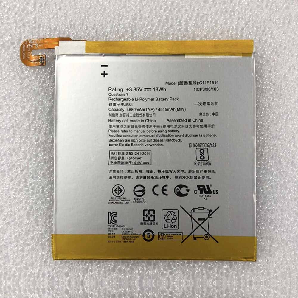 ASUS C11P1514 3.85V/4.4V 4680mAh/18Wh Replacement Battery