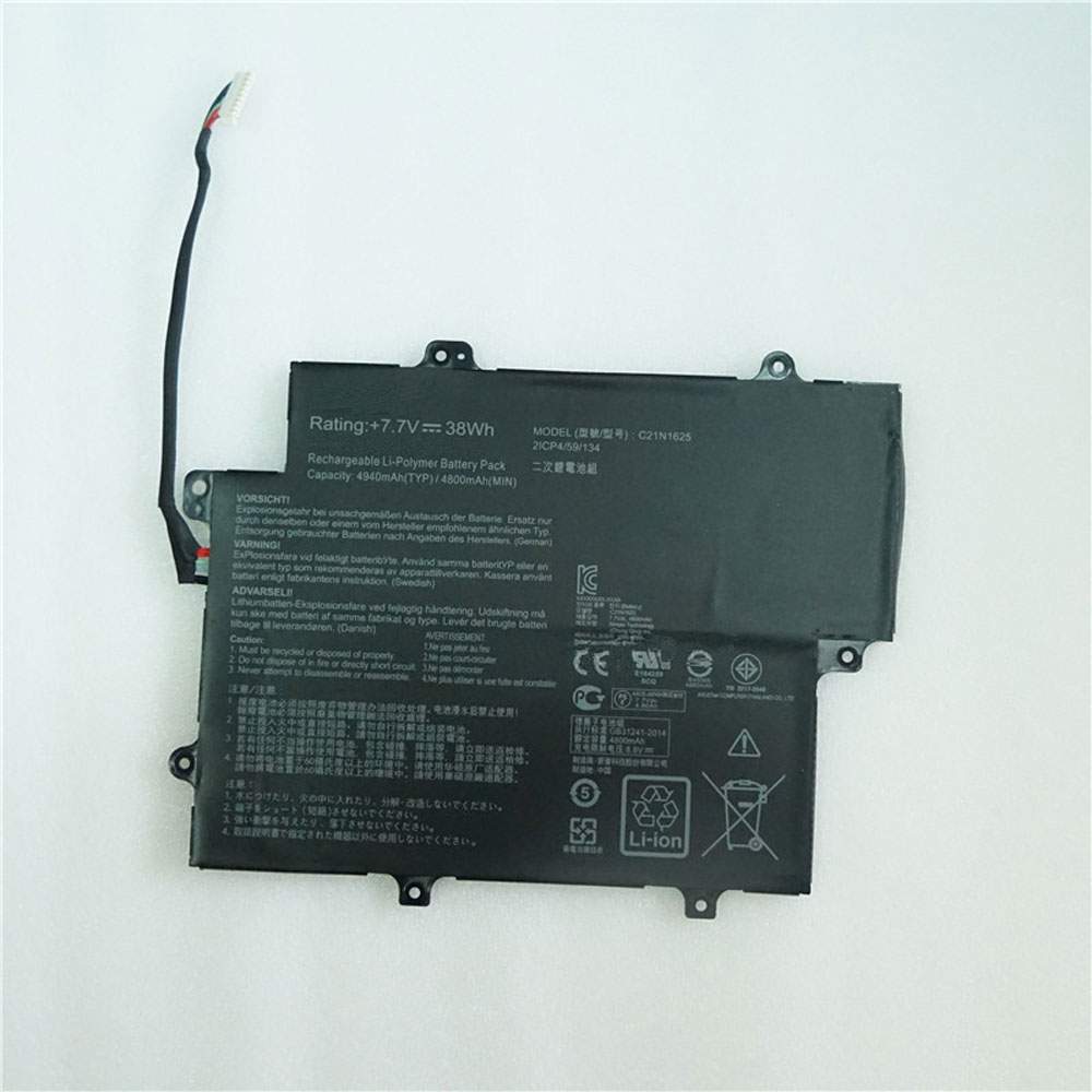 asus C21N1625 7.7V/8.8V 4800mAh/38WH Replacement Battery