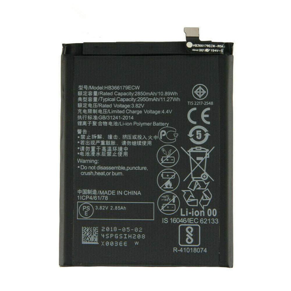 HUAWEI HB366179ECW 3.82V/4.4V 2850mAh/10.88WH Replacement Battery
