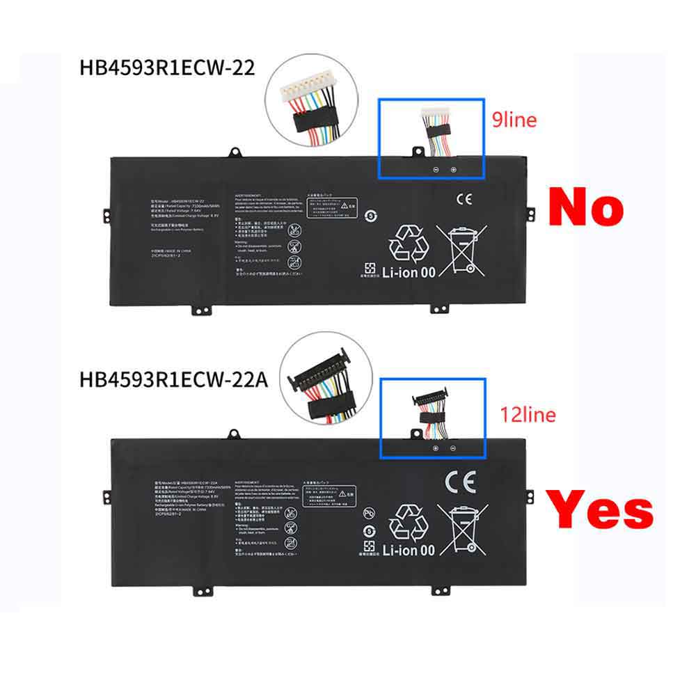 Huawei HB4593R1ECW-22A 7.64V 7330mAh Replacement Battery