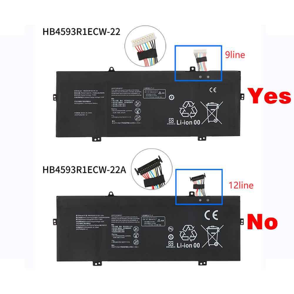 Huawei HB4593R1ECW-22 7.64V 7330mAh Replacement Battery