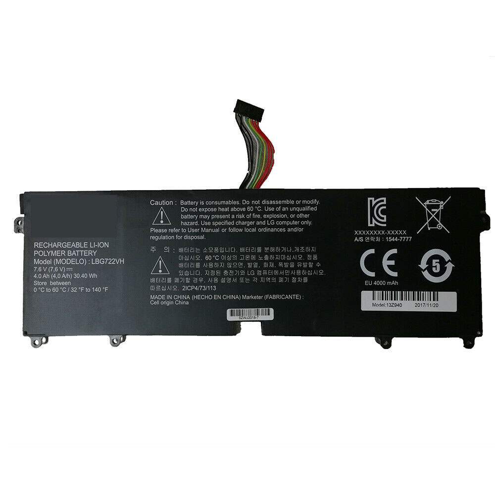 lg LBG722VH 7.6V 30.4Wh/4000mAh Replacement Battery