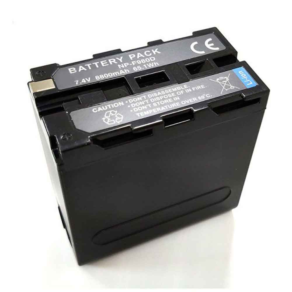 Sony NP-F980D 7.4V 8800mAh Replacement Battery