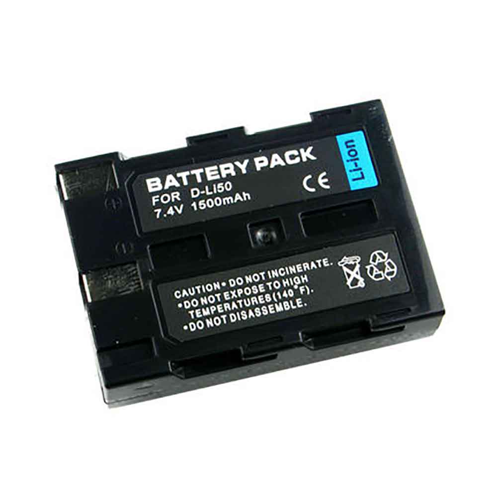 Pentax D-LI50 7.4V 1500mAh Replacement Battery