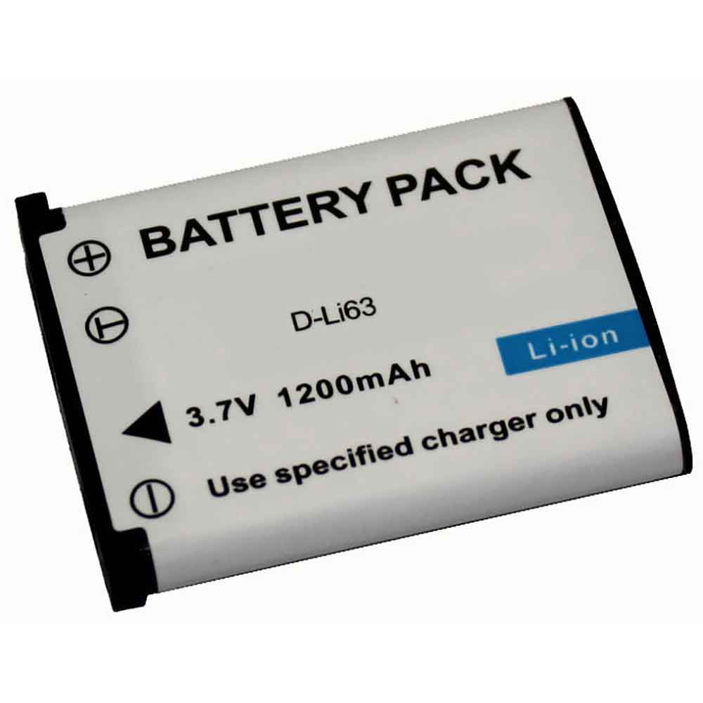 Pentax D-LI63 3.7V 1200mAh Replacement Battery