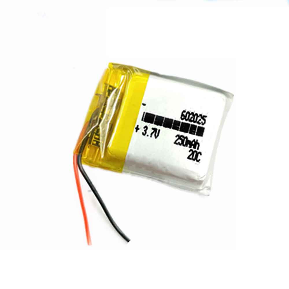 Yuhuida 602025 3.7V 250mAh Replacement Battery