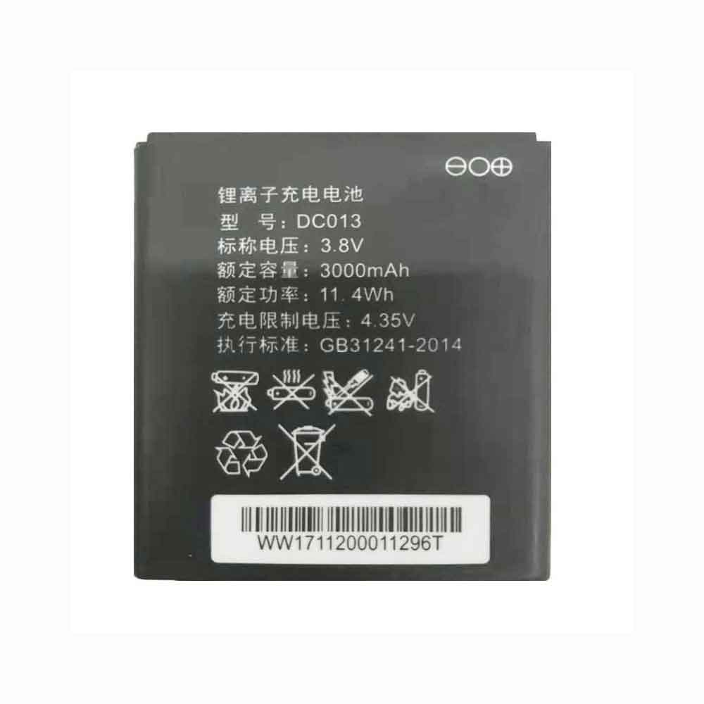 ZTE DC013 3.8V 4.35V 3000mAh/11.4WH Replacement Battery