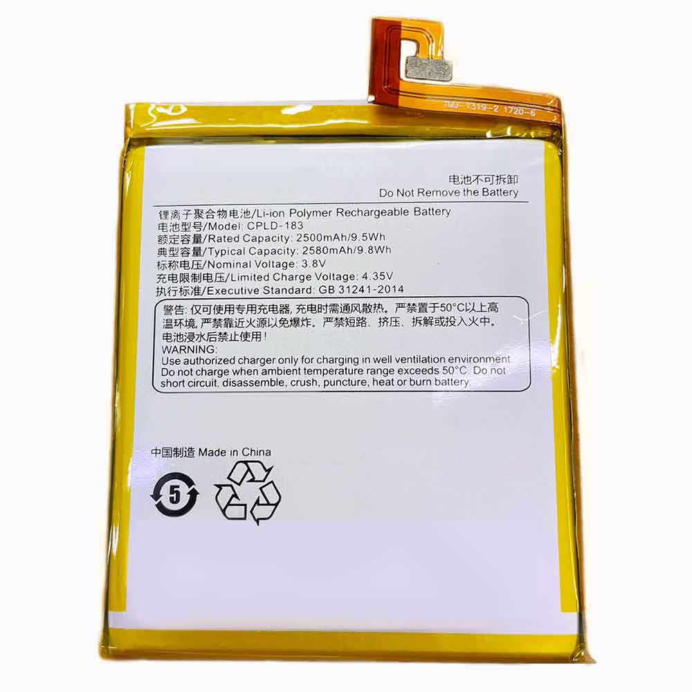 COOLPAD CPLD-183 3.8V 2580mAh Replacement Battery