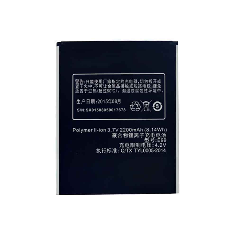 K-Touch E99 3.7V 2200mAh Replacement Battery