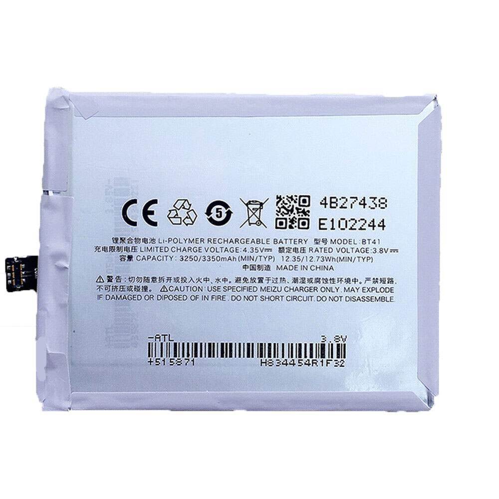 Meizu BT41 3.8V/4.35V 3250mAh/12.35WH Replacement Battery