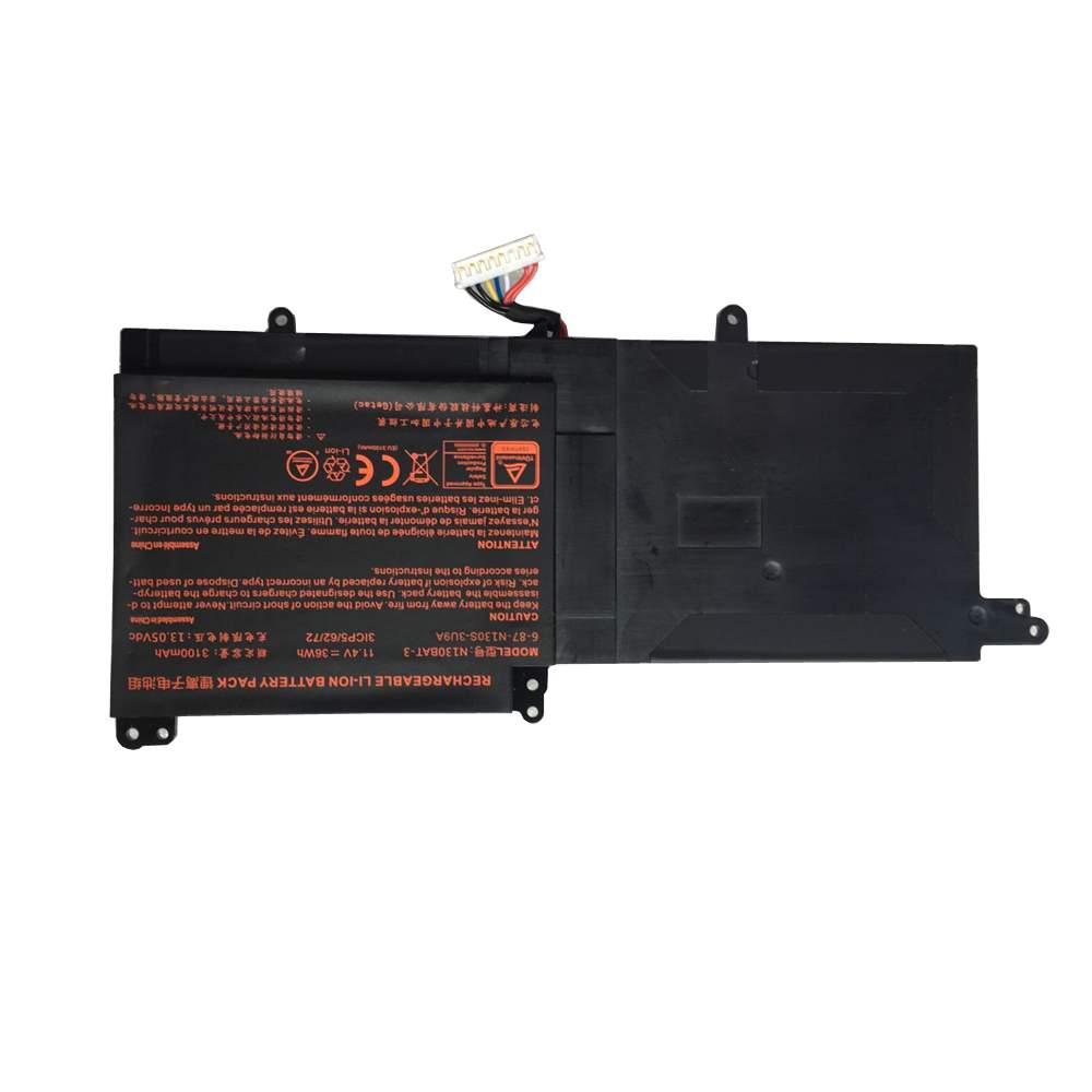 clevo N130BAT-3 11.4V 36Wh Replacement Battery