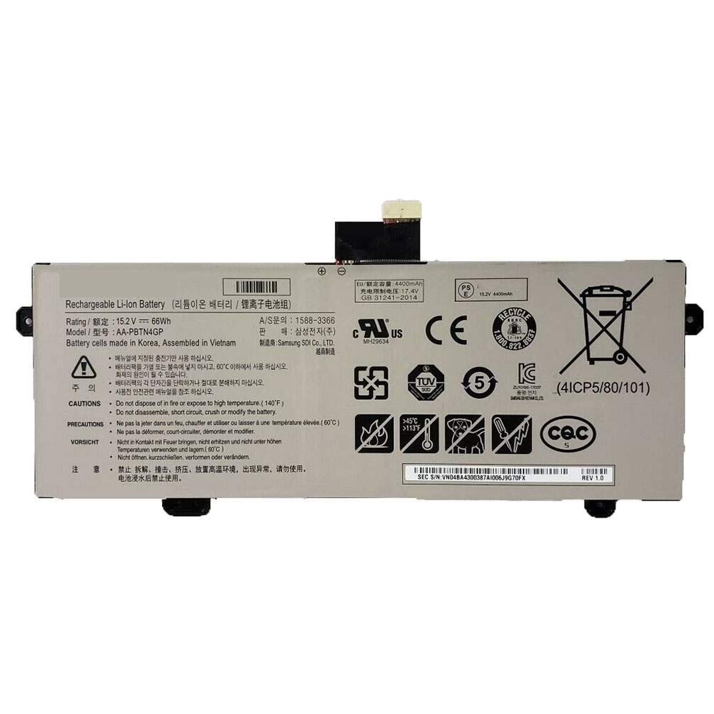 samsung AA-PBTN4GP 15.2V/17.4V 4400mAh/66WH Replacement Battery