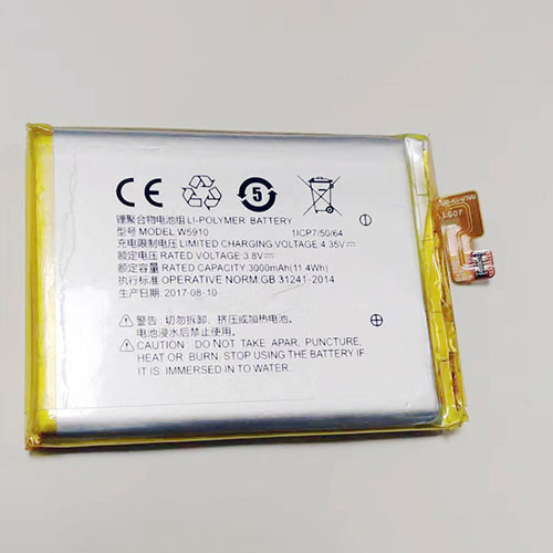 SUNMI W5910 3.8V/4.35V 3000mAh/11.4Wh Replacement Battery