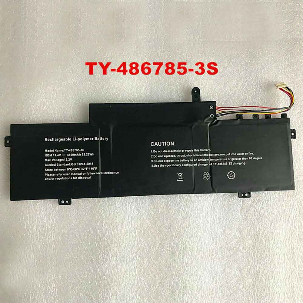 Chuwi TY-486785-3S 11.4V 4850mAh 55.29Wh Replacement Battery