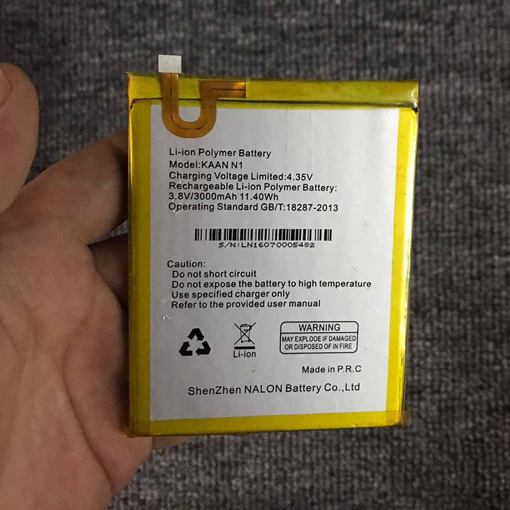 Kaan N1 3.8V/4.35V 3000mAh/11.40WH Replacement Battery