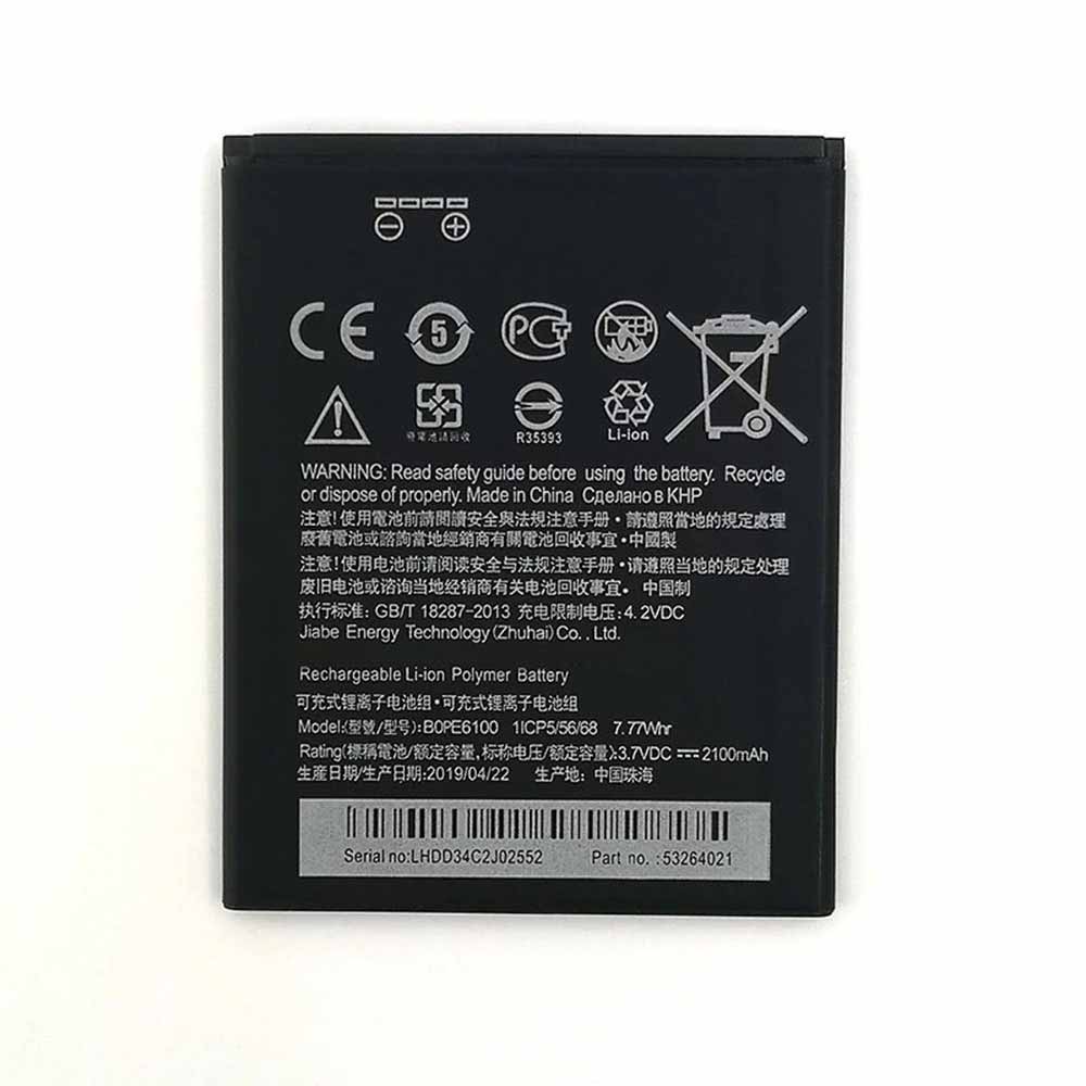 HTC B0PE6100 3.7V 4.2V 2100mAh/7.77WH Replacement Battery