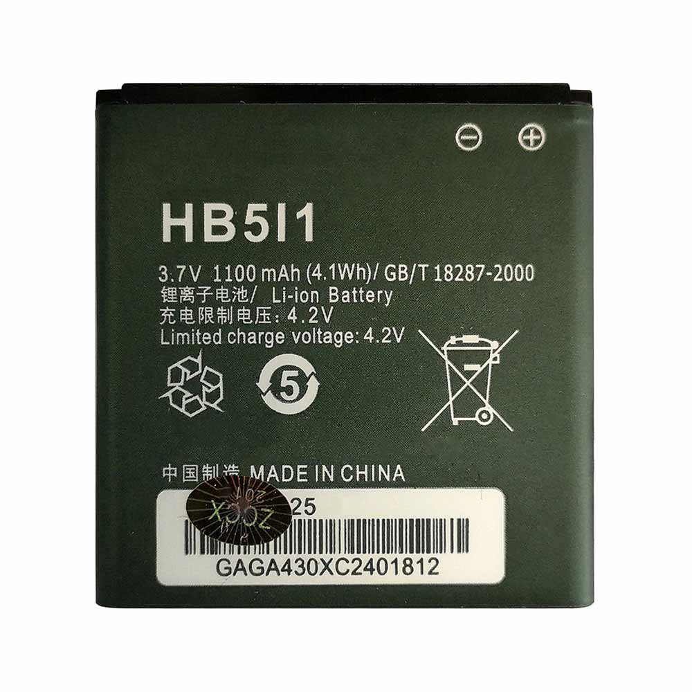 HUAWEI HB5I1 3.7V 4.2V 1100mAh/4.1WH Replacement Battery