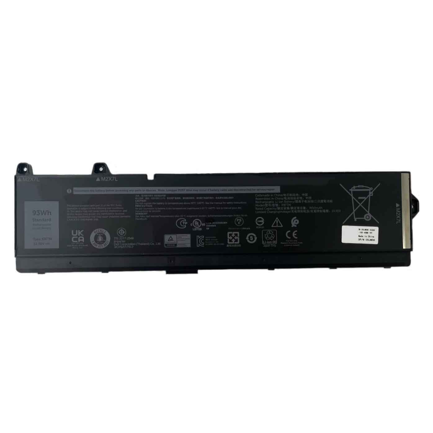DELL X9FTM 11.55V 7650mAh Replacement Battery